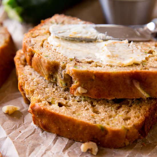 Greek Yogurt Zucchini Bread