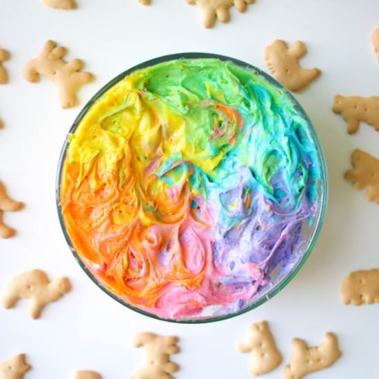 Rainbow Funfetti Dip