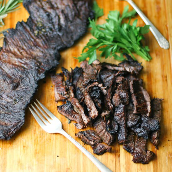 Balsamic Marinated Skirt Steak