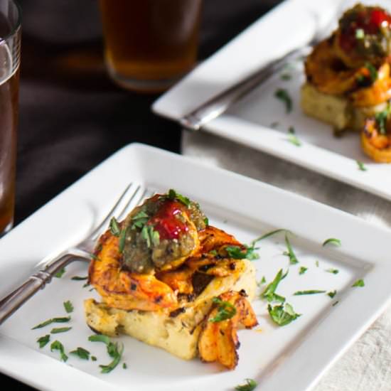 Grilled Polenta With Citrus Shrimp
