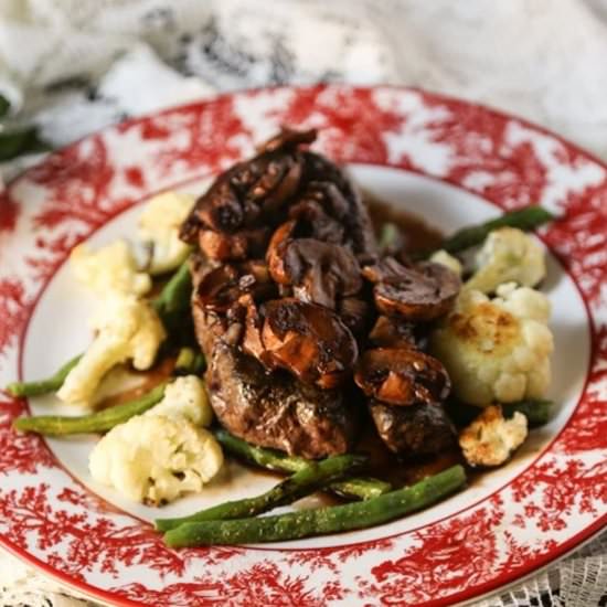 Wine Glazed Steak