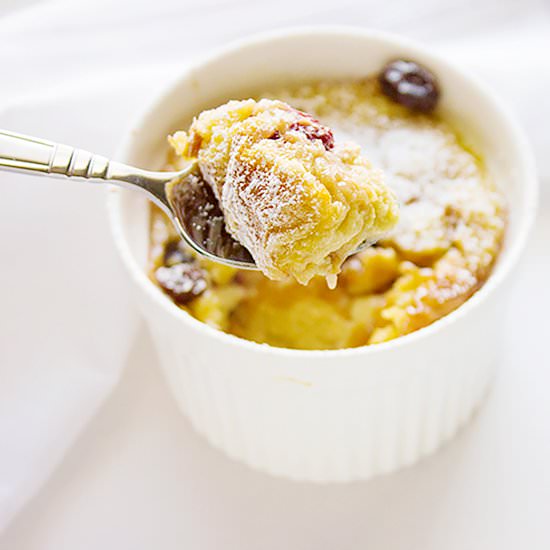 Blackberry Bread Pudding