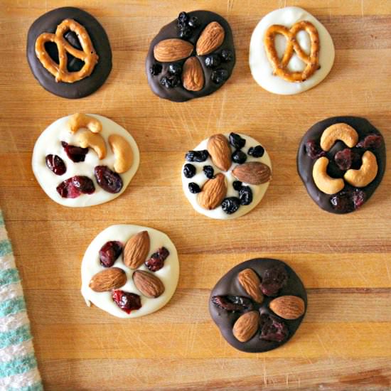 Easy Chocolate Trail Mix Bites