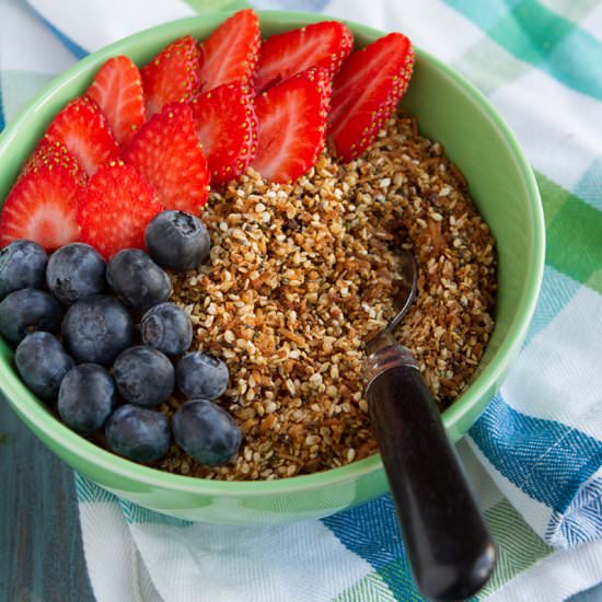 No Nuts Keto Granola