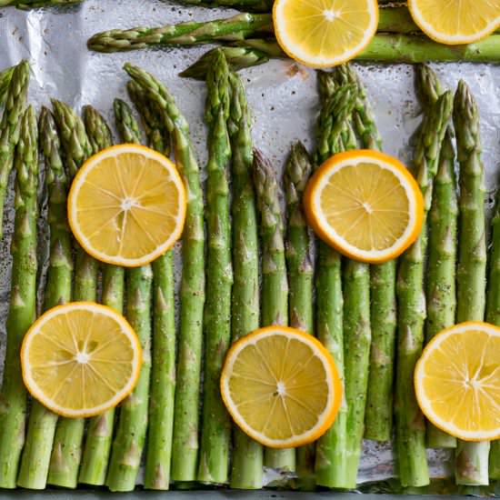 Baked Lemon Pepper Asparagus