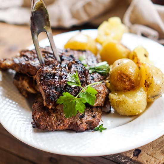 Marinated & Grilled Rib-Eye