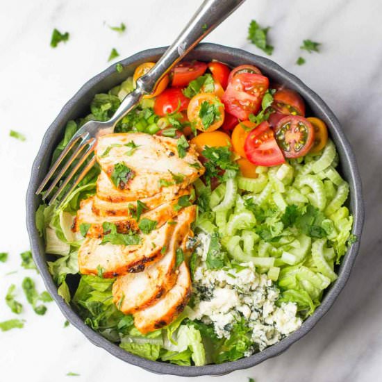 Grilled Buffalo Chicken Salad