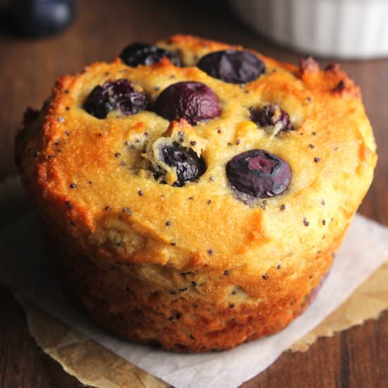 Blueberry Lemon Poppy Seed Muffins