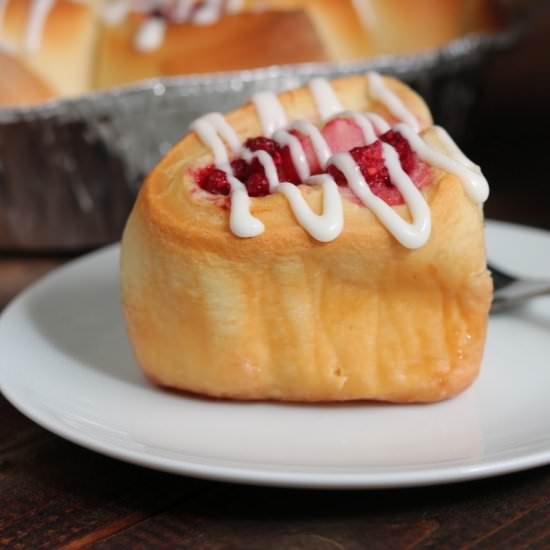 Raspberry Sweet Rolls