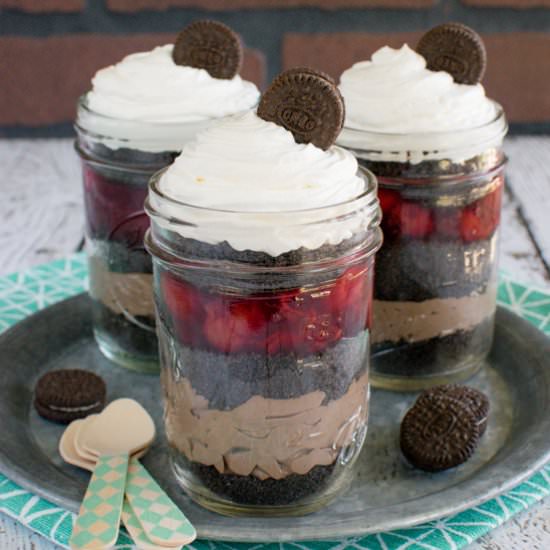 Cherry Chocolate Mousse Parfaits