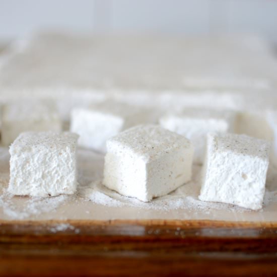 Homemade Cardamom Marshmallows