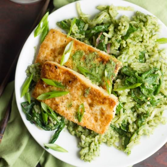 Flaky Coconut Tofu