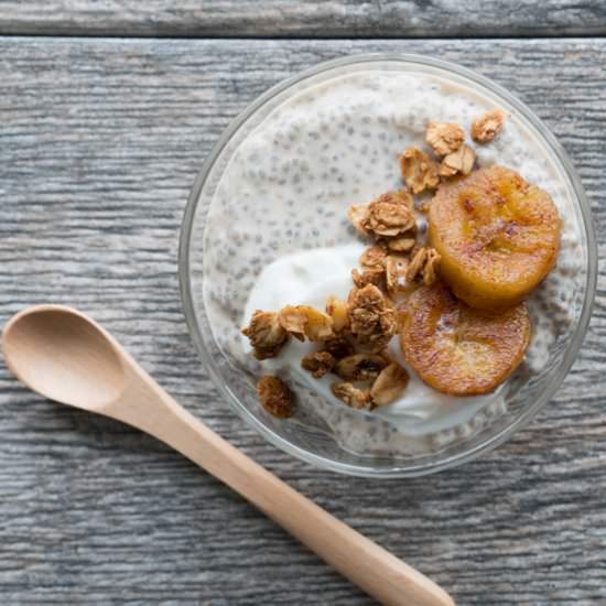 Chai Coconut Chia Pudding