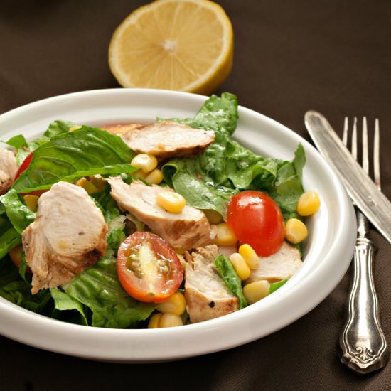 Mediterranean Grilled Chicken Salad