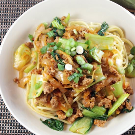 Sichuan pork ragu