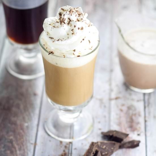 Homemade Chocolate Coffee Creamer