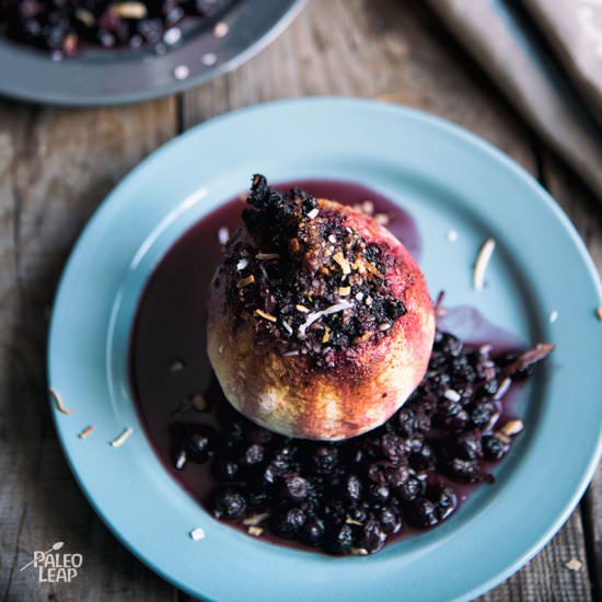 Baked Blueberry-Stuffed Apples