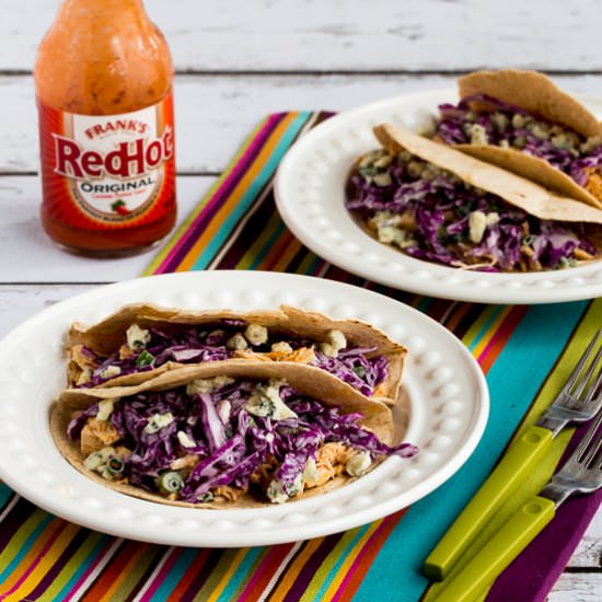 Low-Carb Buffalo Chicken Tacos