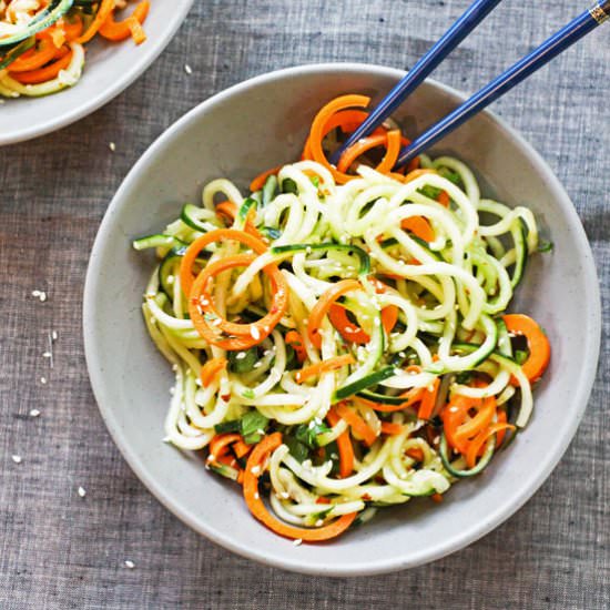 Asian Cucumber and Carrot Salad