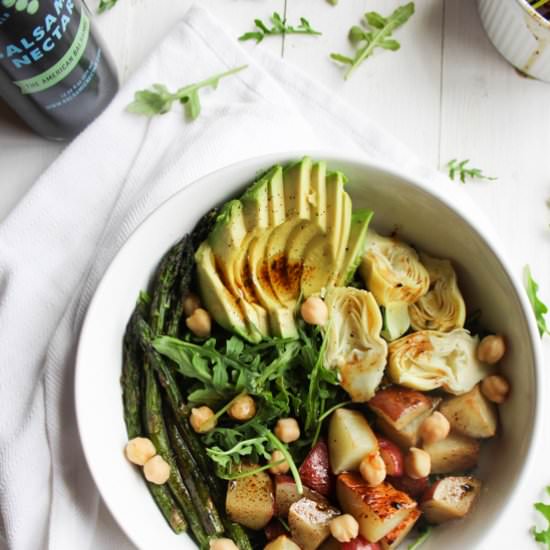 Balsamic Spring Vegetable Salad