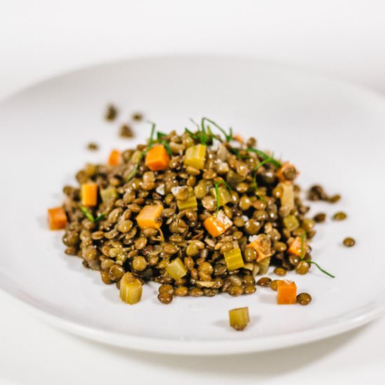 Easy French Lentil Salad
