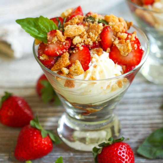 Strawberry Cheesecake Shortcakes