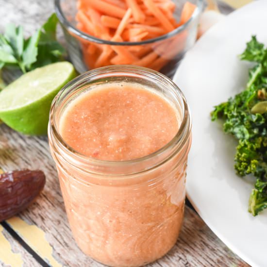 Carrot Ginger Oil Free Dressing