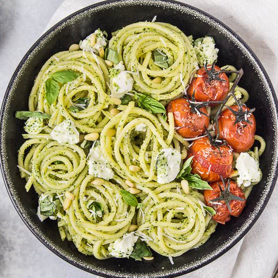 Arugula Pesto Pasta
