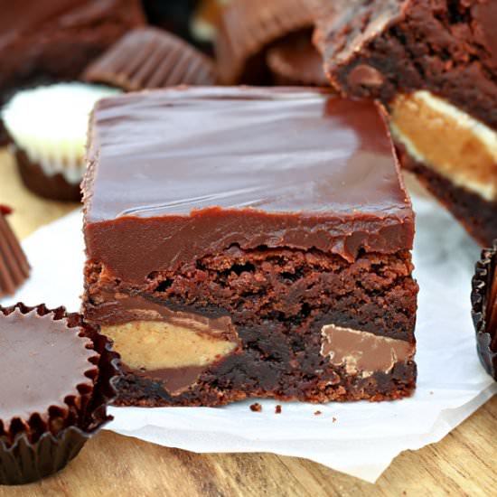Ultimate Peanut Butter Cup Brownies