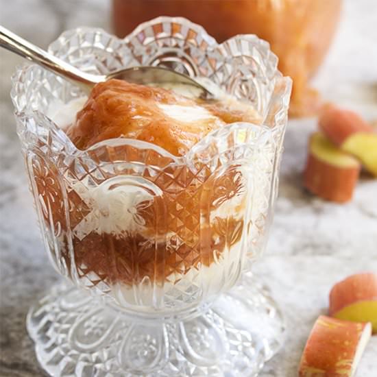 Rhubarb Orange Compote