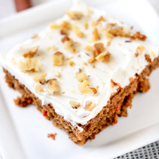 Easy Carrot Cake Squares