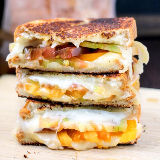 Heirloom Tomato Grilled Cheese