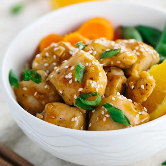 One Pan Chinese Orange Chicken