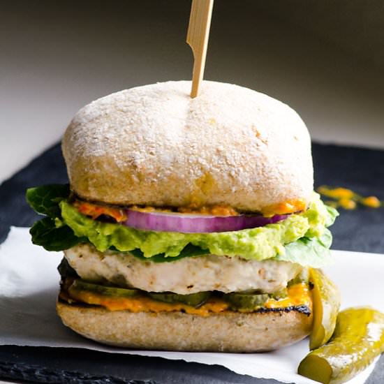 Sweet with Heat Chicken Burger