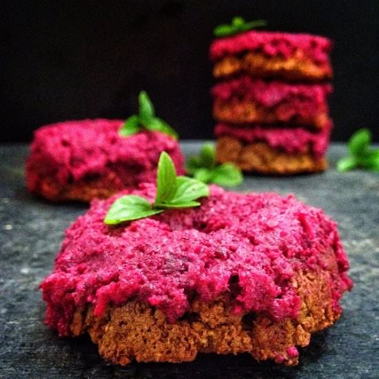 Beet & Apple Doughnuts
