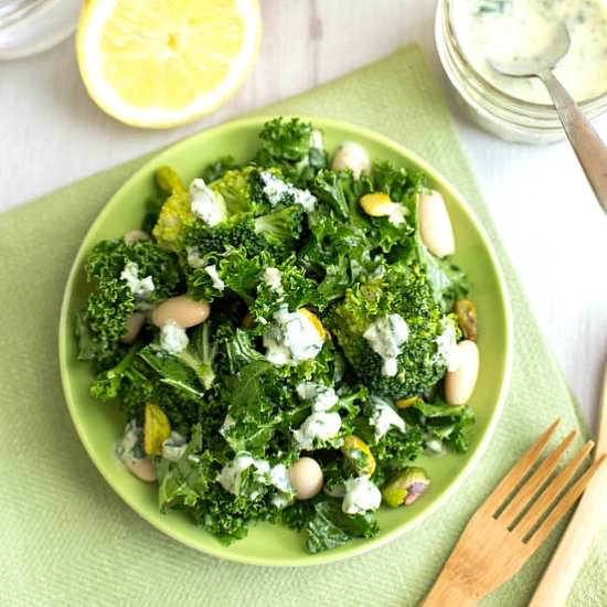 Superfood kale salad