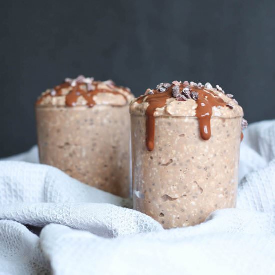 Brownie Protein Overnight Oats