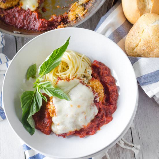 Cheese Stuffed Chicken Parmigiana