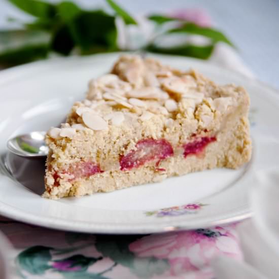 Rhubarb-Marzipan Cake