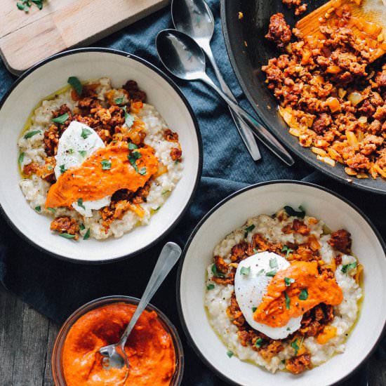 Savory Spanish Oatmeal