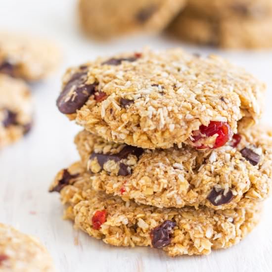 Flourless Chocolate Oatmeal Cookies
