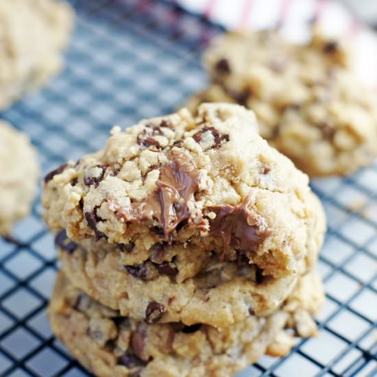 PB Oatmeal Chocolate Chip Cookie
