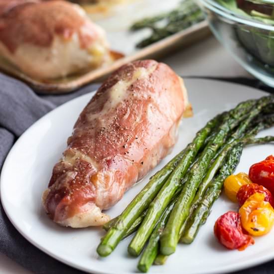 Prosciutto Wrapped Sheet Pan Chicken