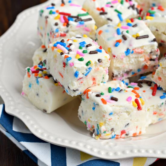 Cake Batter Fudge