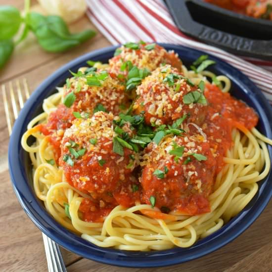 Italian Meatballs w Beef & Pork