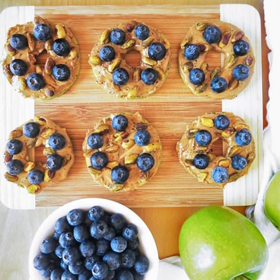 Blueberry Pistachio Apple Sandwich