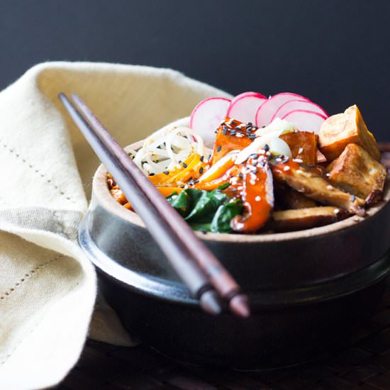Vegan bibimbap