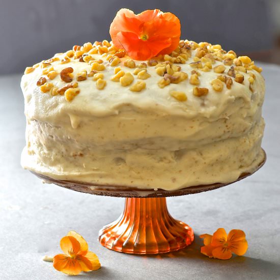 Maple Walnut Cake