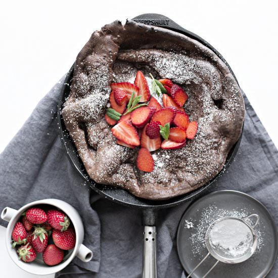 Chocolate Dutch Baby