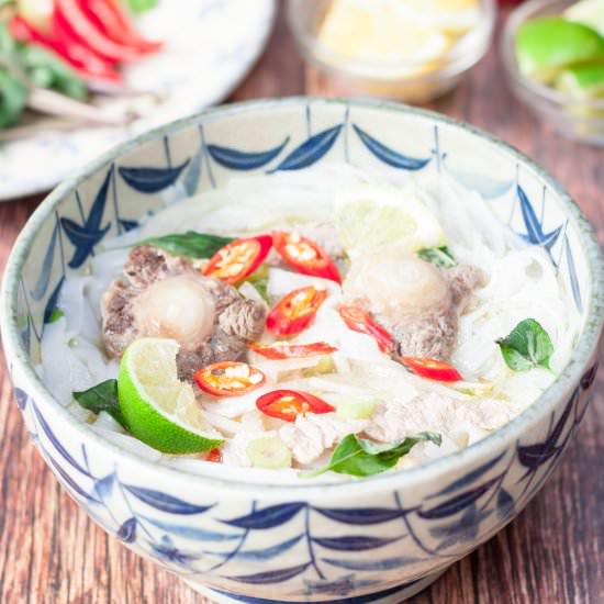 Vietnamese Beef Pho Tai